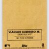 Vladimir Guerrero Jr. RC Canvas Sticker Topps Heritage