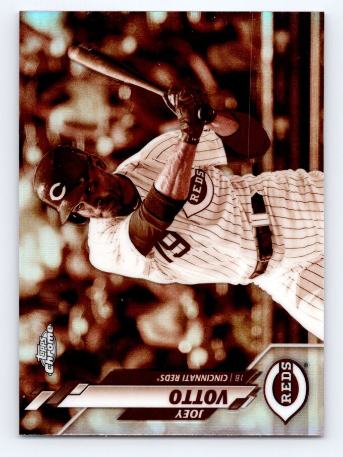 Joey Votto Sepia Refractor Topps Chrome