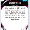 Shohei Ohtani Topps Fire