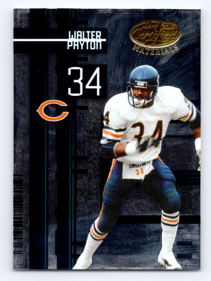 Walter Payton HoF Leaf Certified