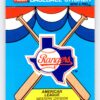 Texas Rangers 1989 Fleer Baseball Sticker