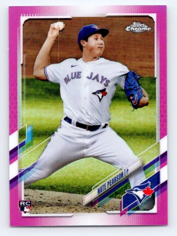 Nate Pearson RC Pink Topps Chrome