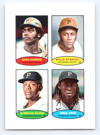 Oneil Cruz/Willie Stargel Sticker Topps Heritage