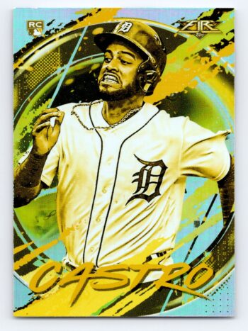 Willi Castro RC Gold Topps Fire