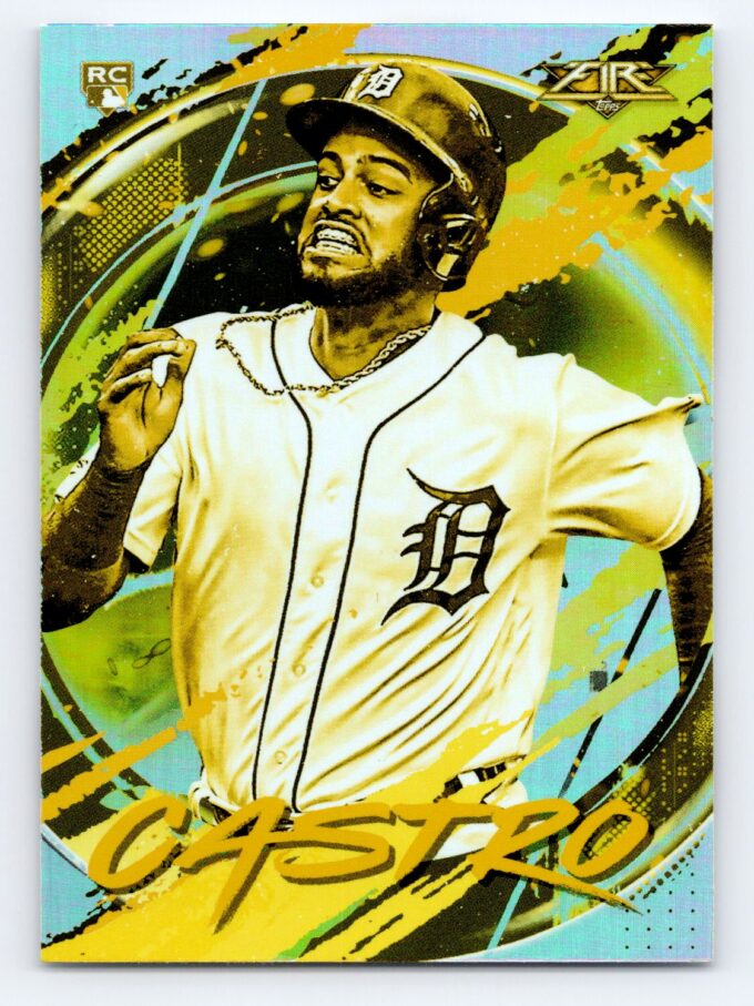 Willi Castro RC Gold Topps Fire