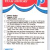 Dodgers Expos Mets Phillies 1989 Fleer Baseball Sticker