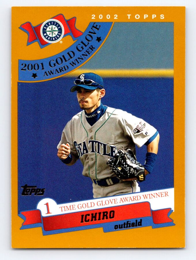Ichiro 2002 Topps Gold Glove