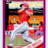 Mike Trout Pink Holo Refractor Donruss Optic