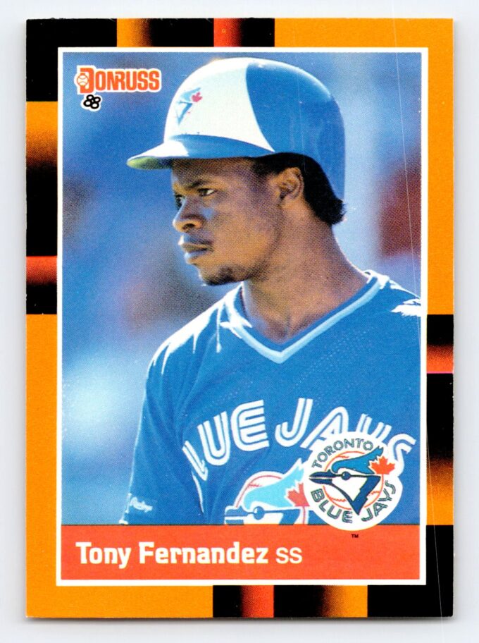 Tony Fernandez 1988 Donruss Orange