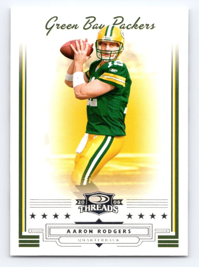 Aaron Rodgers Donruss Threads