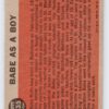 Babe Ruth HoF 1962 Topps Babe as a Boy