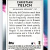 Christian Yelich Blue Chip Topps Fire