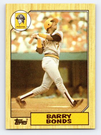 Barry Bonds 1987 Topps RC