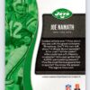 Joe Namath Green Legendary Talents Prizm