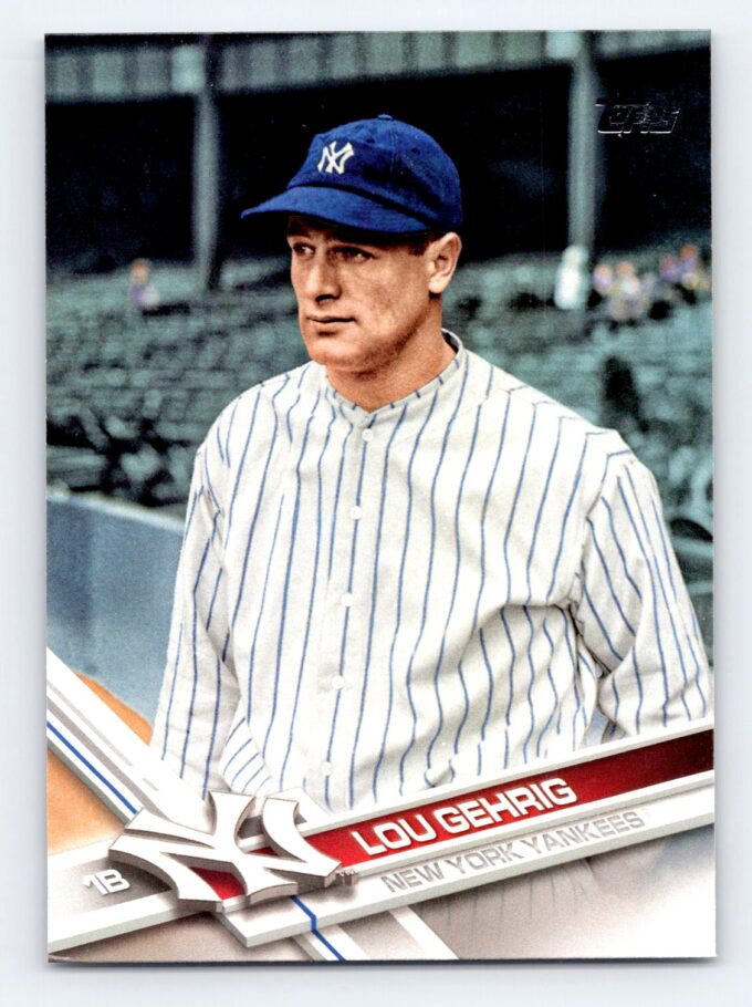 Lou Gehrig Image Variation Topps