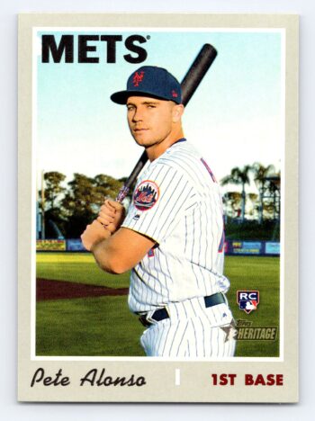Pete Alonso RC Topps Heritage