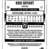 Kris Bryant Silver  Donruss Optic