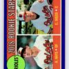 Austin Hays Chance Sisco Purple Refractor Topps Heritage
