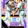Freddie Freeman Purple Topps Atlanta Braves Card