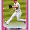 Mike Trout Pink Holo Refractor Topps Chrome