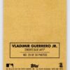 Vladimir Guerrero Jr. RC Canvas Sticker Topps Heritage