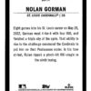 Nolan Gorman RC 2023 Bowman Chrome - Bowman Spotlights #BS-17