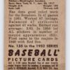 Mickey Harris 1952 Bowman