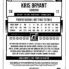 Kris Bryant /99 Gold Foil Donruss Press Proof