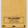 Cody Bellinger Canvas Sticker Topps Heritage