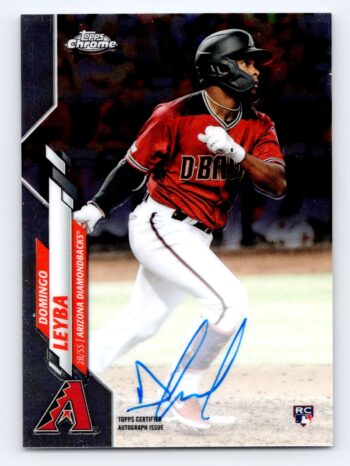 Domingo Leyba RC Autograph Topps Chrome