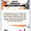 Dansby Swanson Red Foil Topps Fire