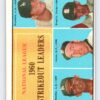 Sandy Koufax Drysdale Jones Broglio Strikeout Leaders 1961 Topps