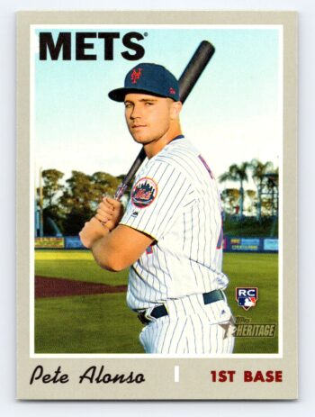 Pete Alonso RC Topps Heritage