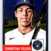 Christian Yelich Topps Chrome Platinum Anniversary