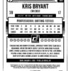 Kris Bryant Green Donruss