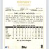 Kris Bryant Wood Border Topps Gallery