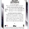 Willians Astudillo RC /250 Purple Bowman Platinum