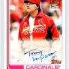 Tony La Russa Autograph Topps Archives