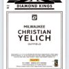 Christian Yelich Donruss Optic Diamond Kings