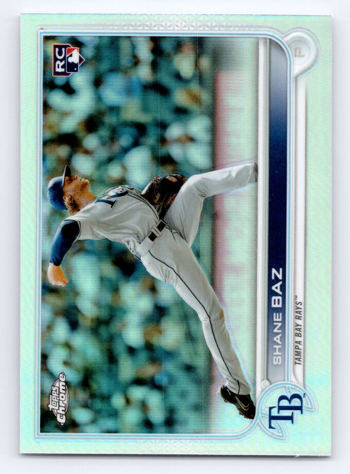 Shane Baz RC Refractor Image Variation Topps Chrome