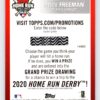 Freddie Freeman Topps Home Run Challenge
