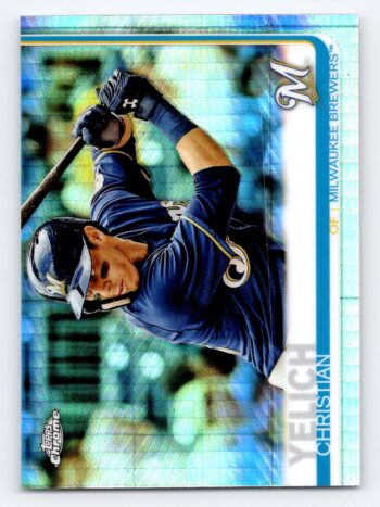 Christian Yelich Prism Refractor Topps Chrome
