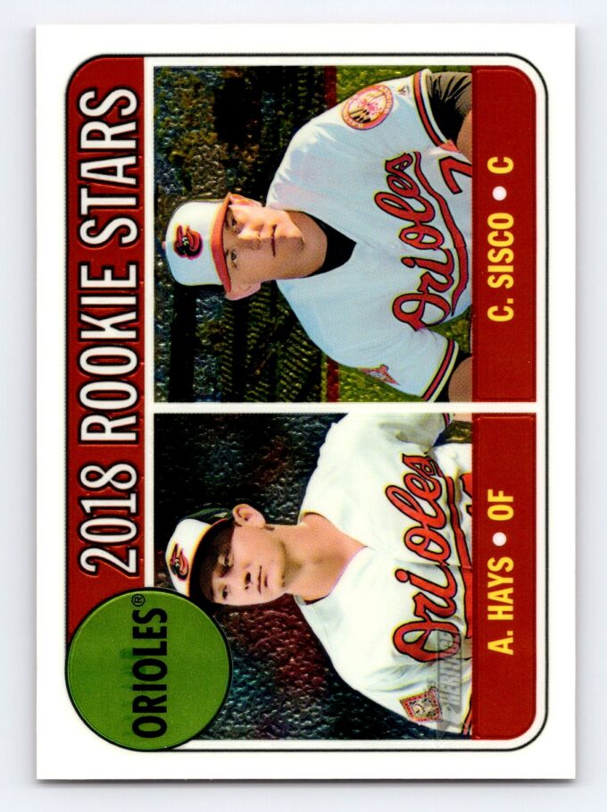 Austin Hays Chance Sisco Refractor Topps Heritage