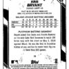 Kris Bryant Bowman Platinum