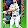 Bryce Harper Green Bowman Platinum