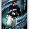 Christian Yelich Platinum Presence Bowman Platinum