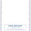 Kris Bryant Deckle Edge Topps Heritage