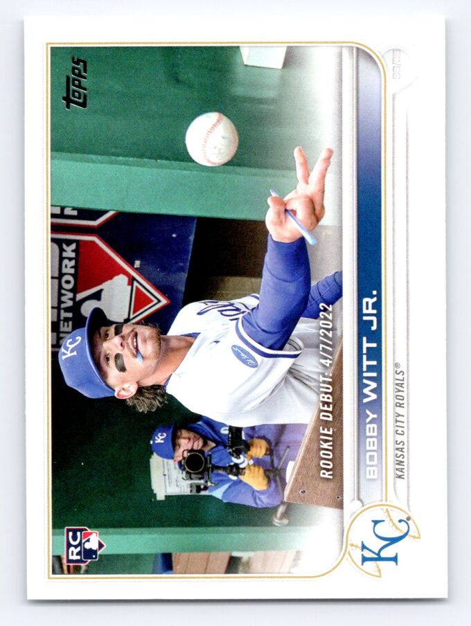 Bobby Witt Jr RC Rookie Debut Topps Update