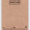Kris Bryant 1969 Collectors Card Target Yellow Topps Heritage