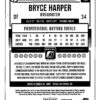 Bryce Harper Pink Holo Refractor Donruss Optic